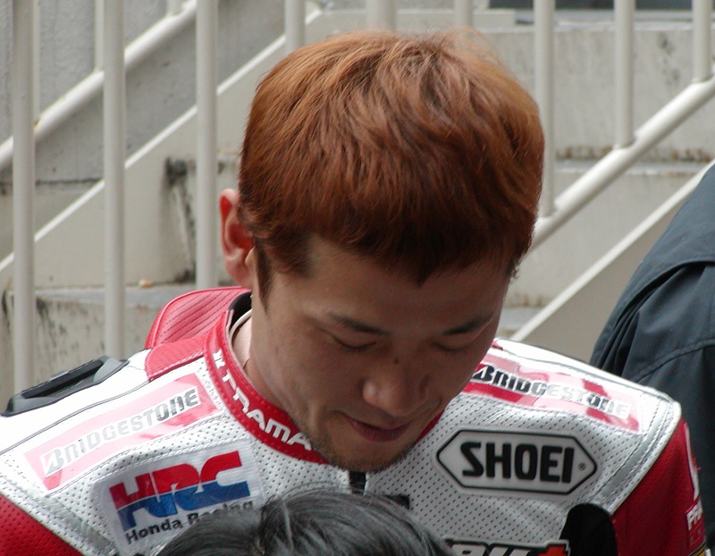 2003年4月4日 日本GP 鈴鹿サーキット PRAMAC Honda # 玉田誠（Makoto TAMADA）