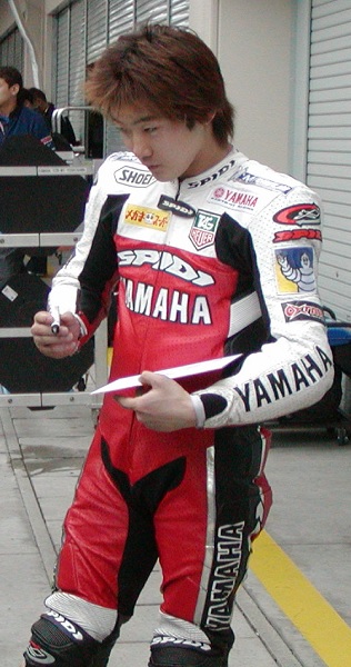 2003年4月4日 日本GP 鈴鹿サーキット YAMAHA #17 阿部典史（Norifumi ABE）
