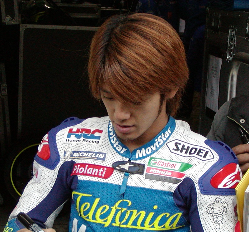2003年4月4日 日本GP 鈴鹿サーキット Telefonica MoviStar Honda #74 加藤大治郎（Daijiro KATO）