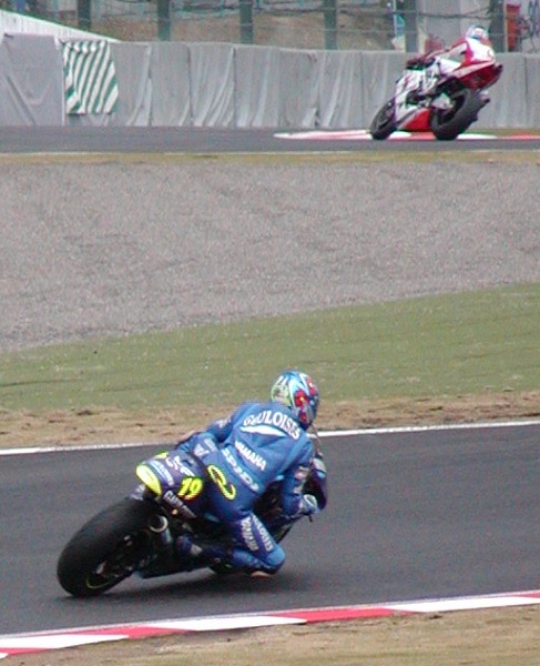 2003年4月5日 日本GP 鈴鹿サーキット シケイン MotoGPクラス #19 Olivier Jacque（オリビエ・ジャック）