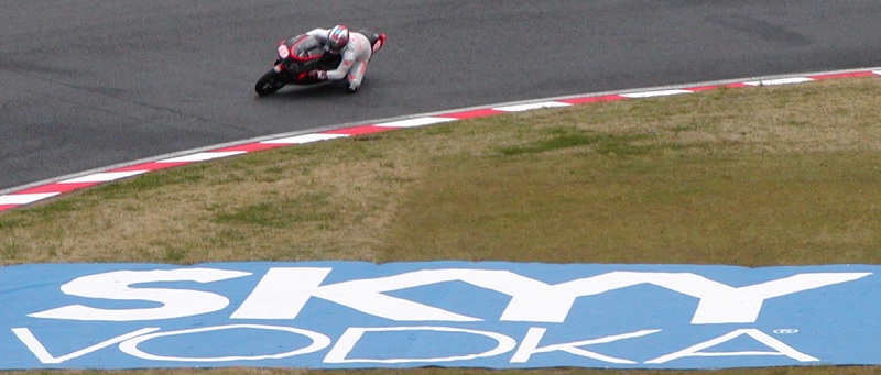 2003年4月5日 日本GP 鈴鹿サーキット ヘアピンコーナー GP125ccクラス #19 Álvaro Bautista（アルバロ・バウティスタ）